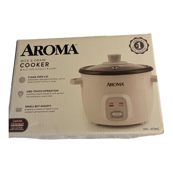 Effortlessly Cook Perfect Rice and Grains with our 4 Cup Rice & Grain Cooker - Picture 4 of 6